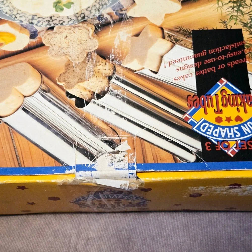 Fun Shaped Baking Tubes Set‎ Star Flower Heart Breads Batter Cake